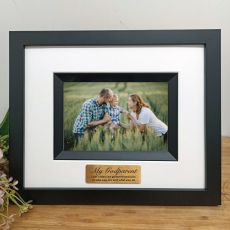 Godparent Personalised Photo Frame Silhouette Black 4x6 