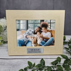 Dad Photo Frame with Personalised Message