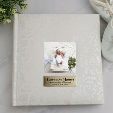 Personalised Baby Cream Lace  Photo Album - 200