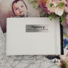 Personalised Nan Brag Photo Album - White