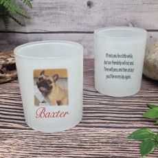 Pet Memorial Photo Candle Holder