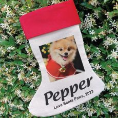 Personalised Pet Photo Christmas Stocking
