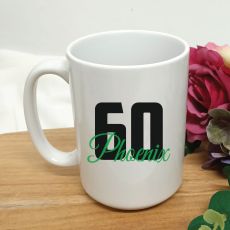 Personalised 60th Birthday Coffee Mug 15oz
