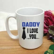 Dad I Love You Personalised Coffee Mug 15oz