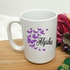 Personalised Coffee Mug - Butterflies