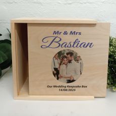 Wedding Photo Keepsake Wood Box