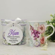 Mum Mug with Personalised Gift Box Hummingbird