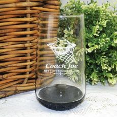 Basketball Coach Engraved Personalised Glass Tumbler 