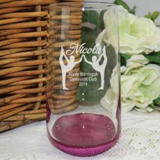 Gymnastic Coach Engraved Personalised Glass Tumbler 