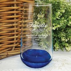 Mother Of The Bride Engraved Personalised Glass Tumbler