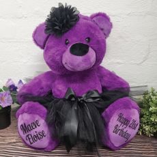 Purple 21st Birthday Ballerina 40cm Teddy Bear