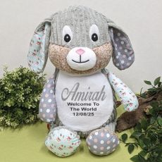Personalised Bunny Rabbit Cubbie Plush Chic