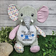 1st Birthday Sensory Elephant Bubblegum