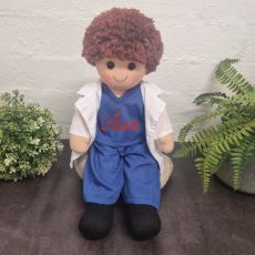 Derek Personalised Doctor Rag Doll 35cm