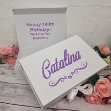 Personalised 100th Birthday Gift Box