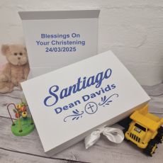 Personalised Christening Keepsake Gift Box