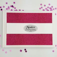 Personalised 13th Birthday Guest Book- Pink Glitter