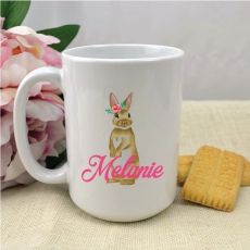 Personalised Easter Coffee Mug - Rosie Bunny