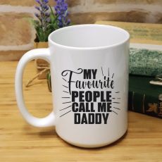 Dads Favourite People Personalised Coffee Mug