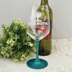 Grandpa  Engraved Personalised Wine Glass 450ml